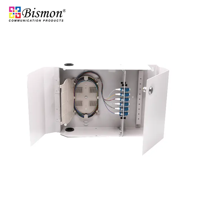 12 Core Wall mount enclosure fiber optic Single-mode LC/UPC Full Set